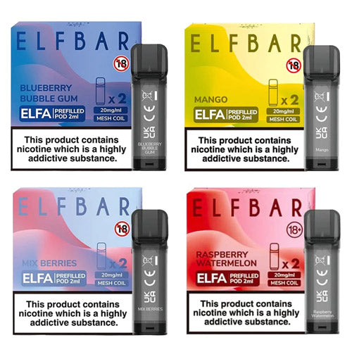 Shop Elf Bar Elfa Pre-filled Replacement Pod (Pack Of 2) - £7.99 Only