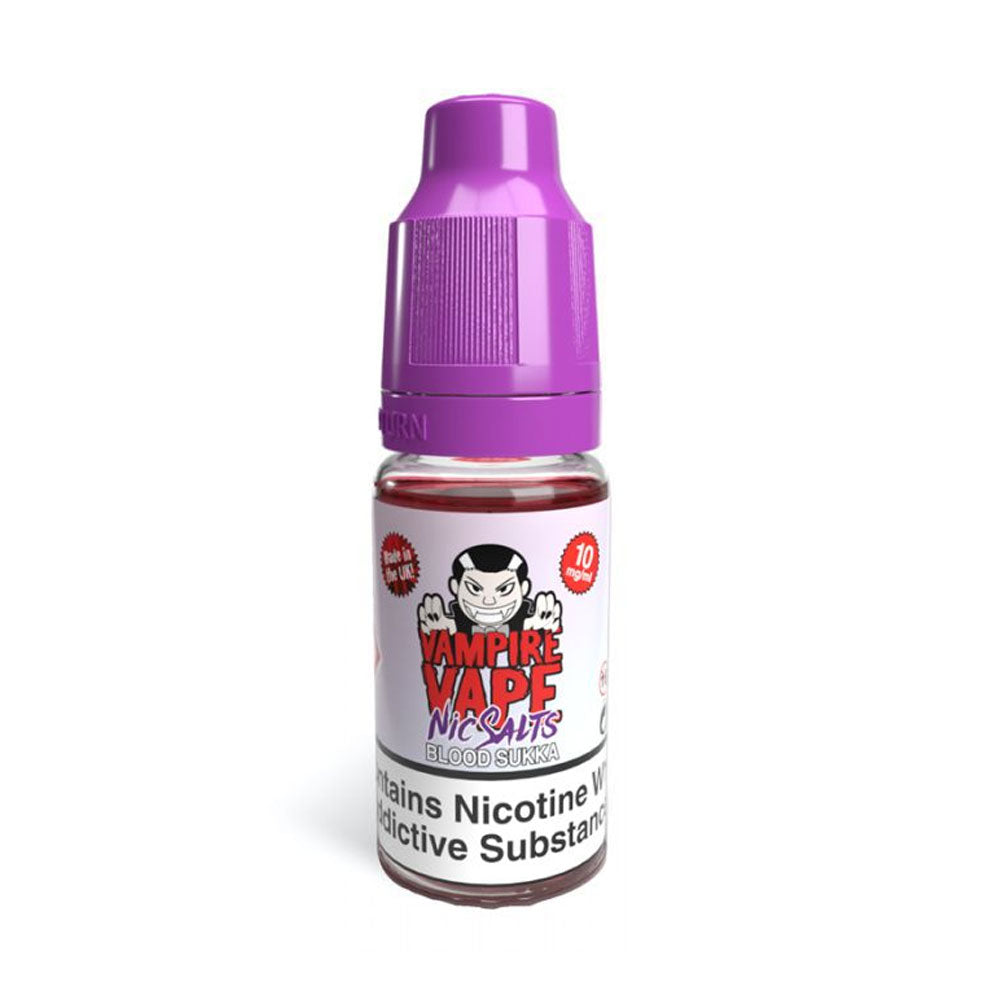 Blood Sukka 10ml Nicotine Salt E-Liquid by Vampire Vape Salts