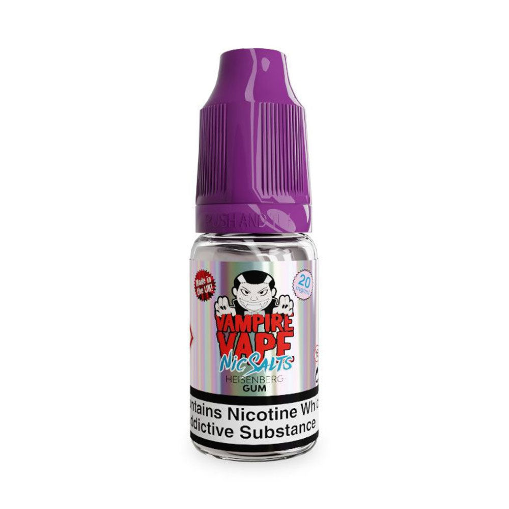 Heisenberg Gum 10ml Nicotine Salt E-Liquid by Vampire Vape Salts