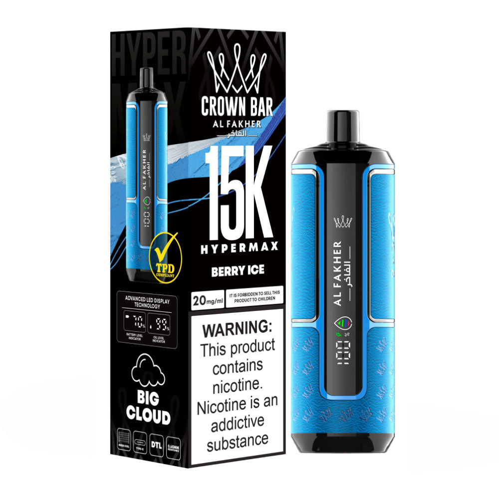 Al Fakher Crown Bar Hypermax 15K Disposable Vape Kit