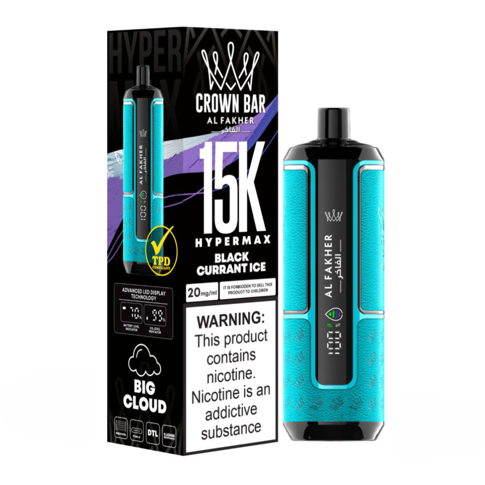 Al Fakher Crown Bar Hypermax 15K Disposable Vape Kit