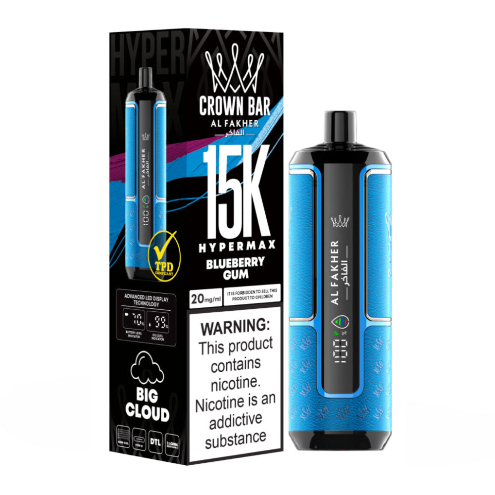 Al Fakher Crown Bar Hypermax 15K Disposable Vape Kit