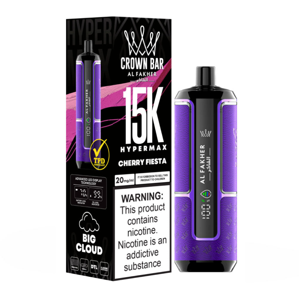 Al Fakher Crown Bar Hypermax 15K Disposable Vape Kit