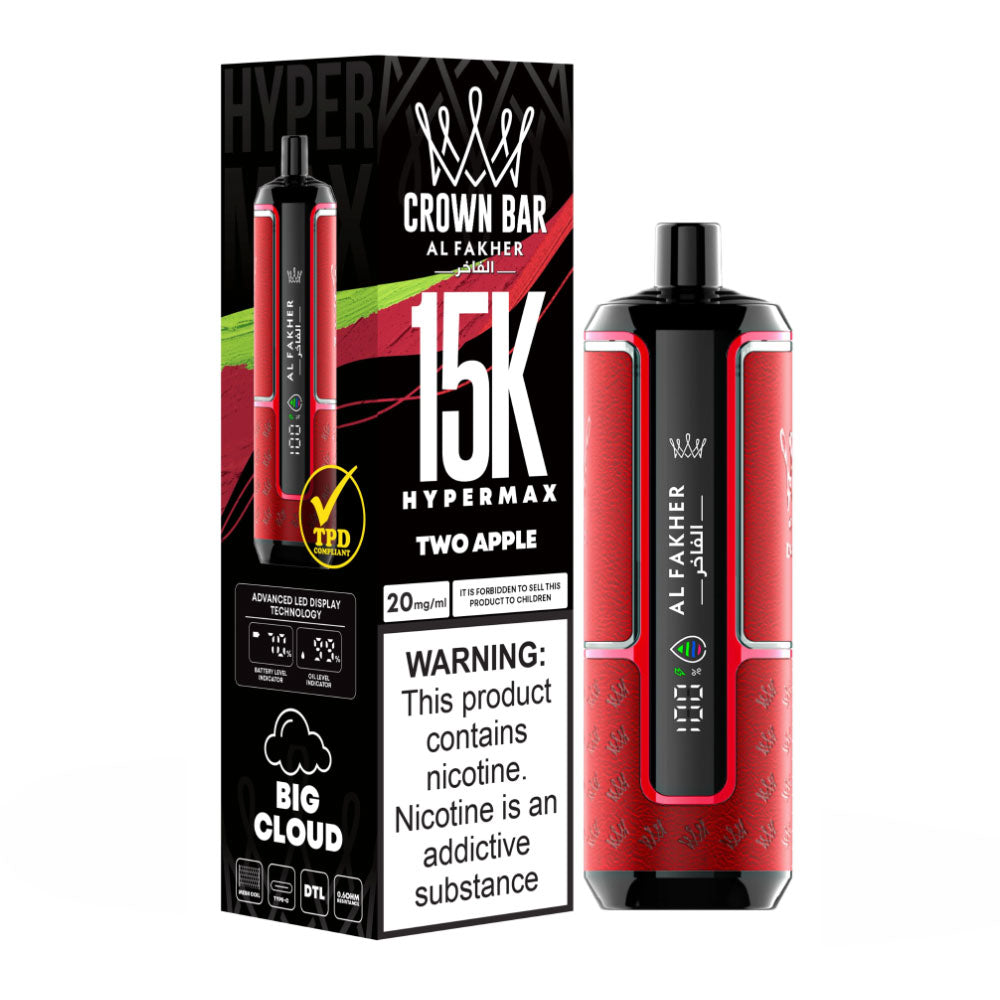 Al Fakher Crown Bar Hypermax 15K Disposable Vape Kit