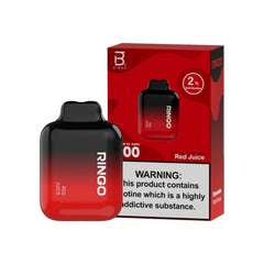 B+MOR Ringo Red Juice 600 Puffs Disposable Vape