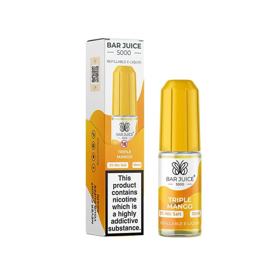 Bar Juice 5000 Triple Mango 10ml Nic Salt E liquid