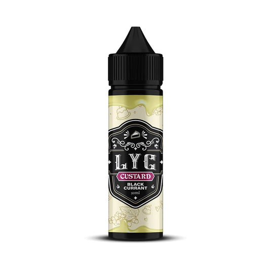 Blackcurrant 50ml Shortfill Eliquid By LYC Custard