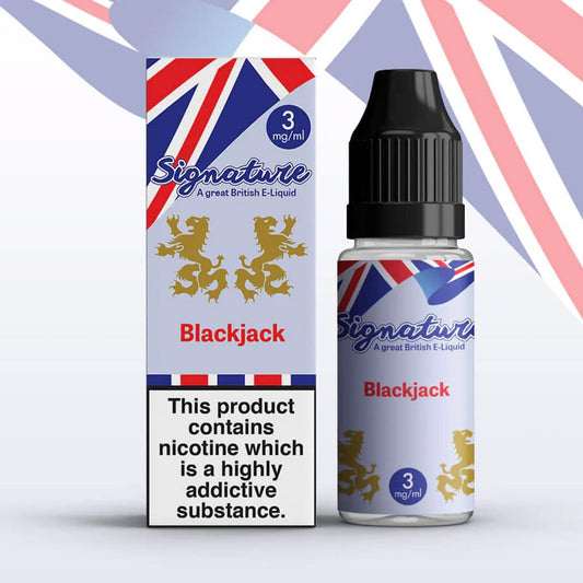 Blackjack 10ml E-Liquid by Signature