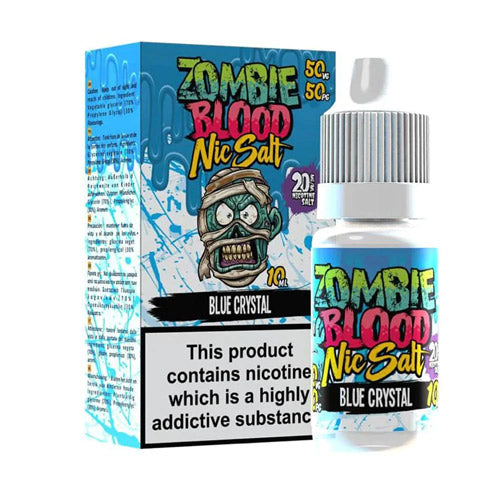 Blue Crystal 10ml Nicsalt Eliquid by Zombie Blood