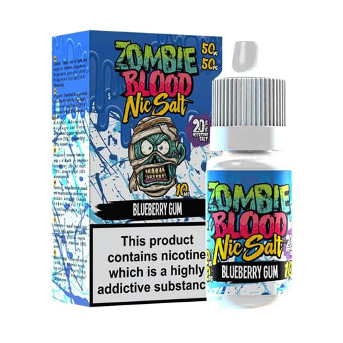 Blueberry Gum 10ml Nicsalt Eliquid by Zombie Blood