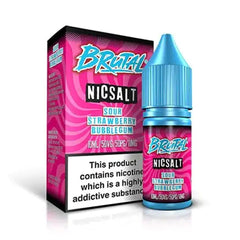 Brutal-Sour-Strawberry-Bubblegum-10ml-Nic-Salt-E-Liquid