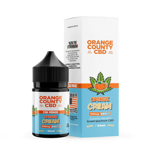 CBD Orange Cream 50ml E Liquid 1500mg