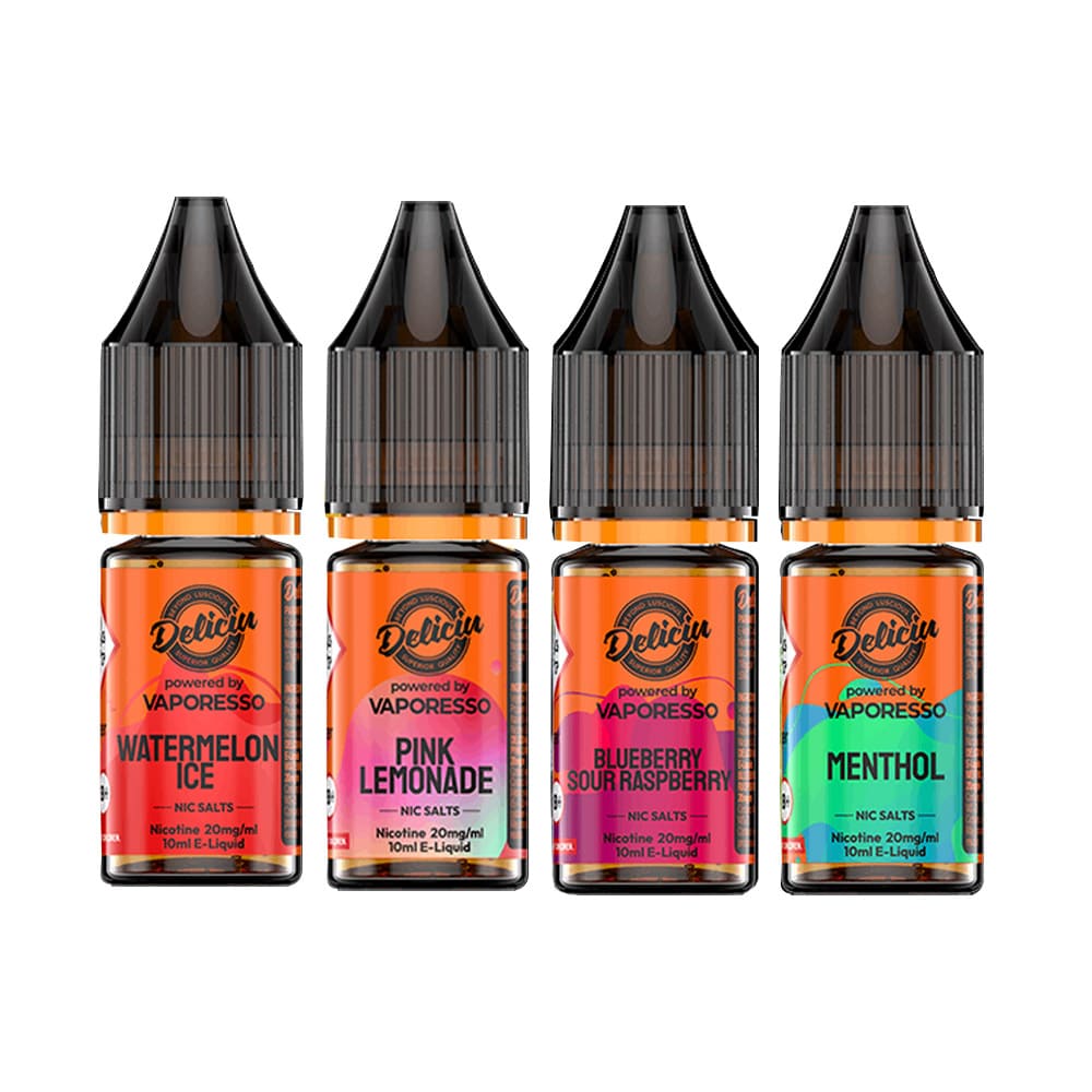 Deliciu 10ml Nic Salt Eliquids By Vaporesso