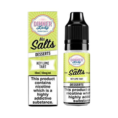 Key Lime Tart 10ml Nic Salt E-Liquid by Dinner Lady