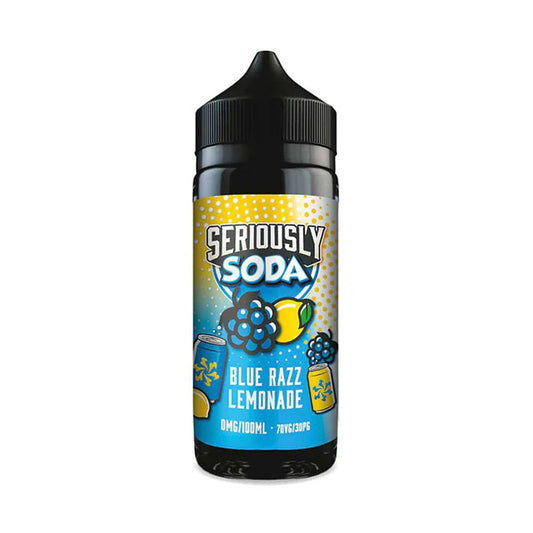 Doozy Vape Seriously Soda Blue Razz Lemonade 100ml Shortfill E Liquid