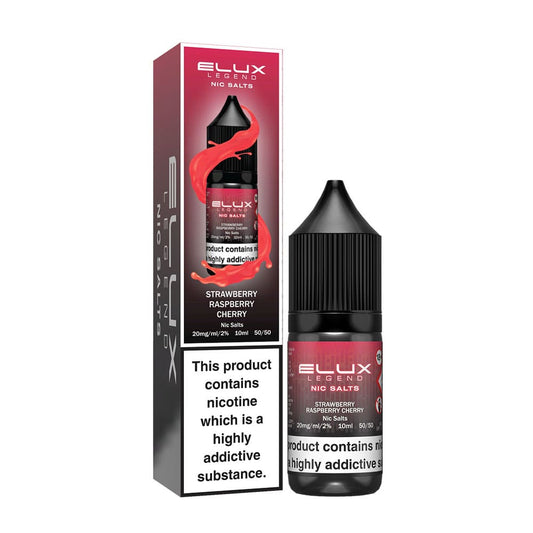 Strawberry Raspberry Cherry Elux Legend Nic Salt 10ml