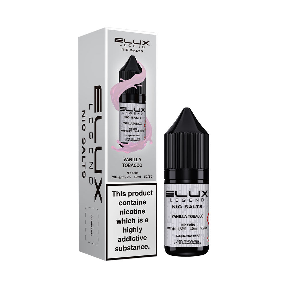 Vanilla Tobacco Elux Legend Nic Salt 10ml