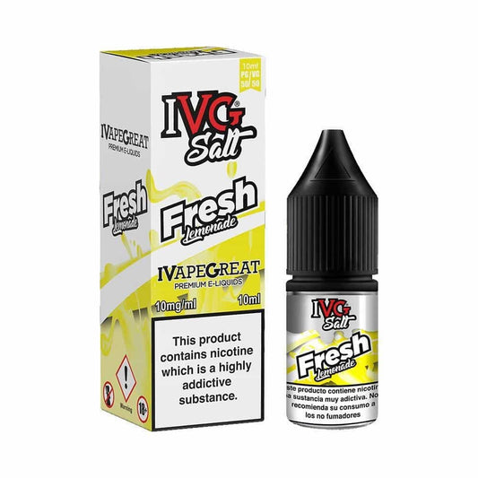 Fresh Lemonade 10ml Nicsalt Eliquid by IVG