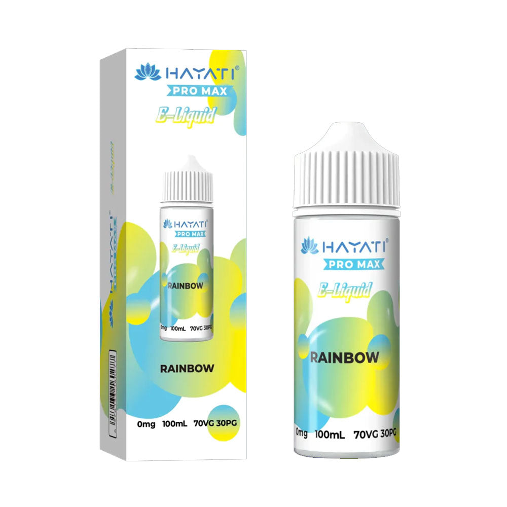 Rainbow Hayati Pro Max 100ml Shortfill Eliquid 70/30