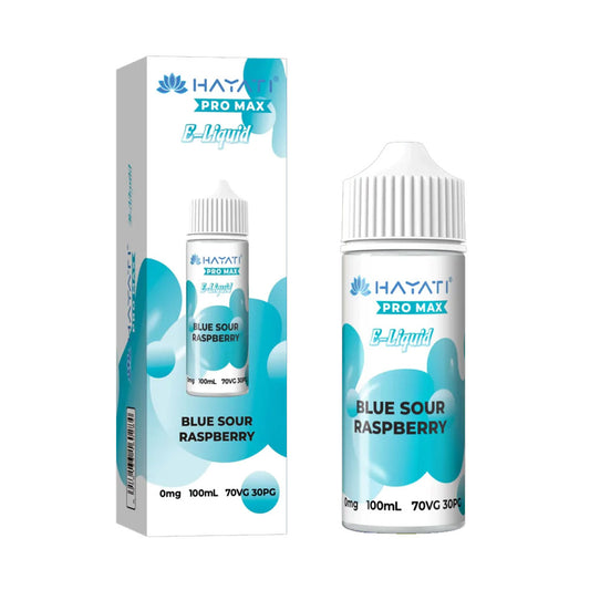 Blue Sour Raspberry Hayati Pro Max 100ml Shortfill Eliquid 70/30