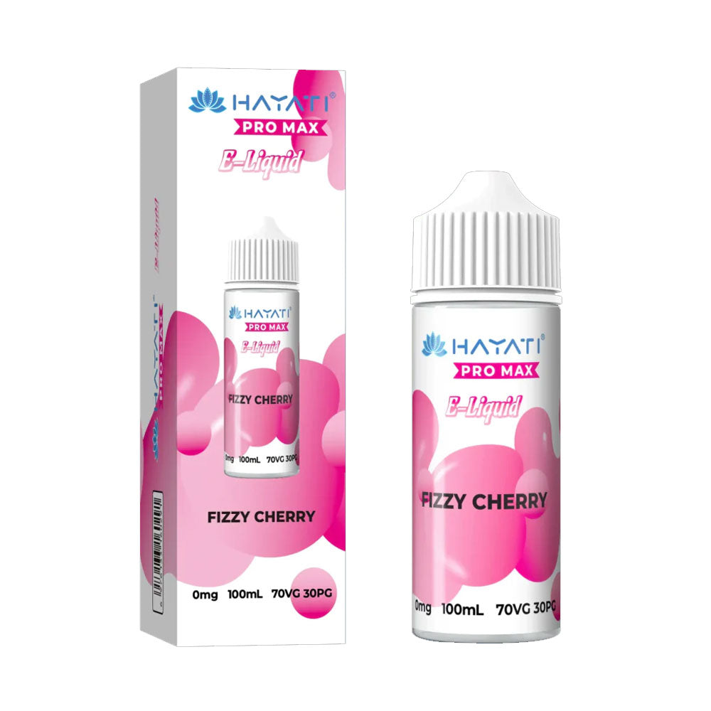 Fizzy Cherry Hayati Pro Max 100ml Shortfill Eliquid 70/30