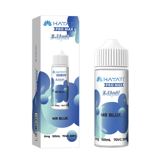 Mr Blue Hayati Pro Max 100ml Shortfill Eliquid 70/30