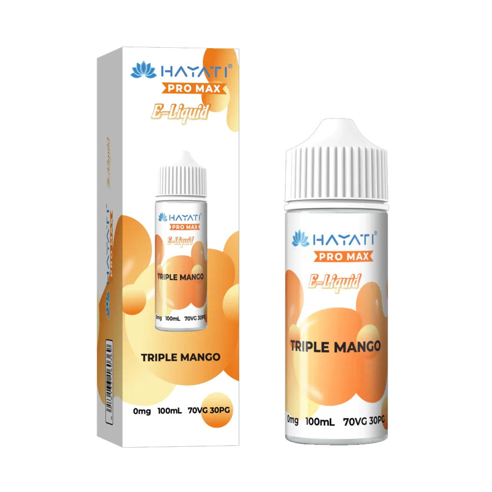 Triple Mango Hayati Pro Max 100ml Shortfill Eliquid 70/30