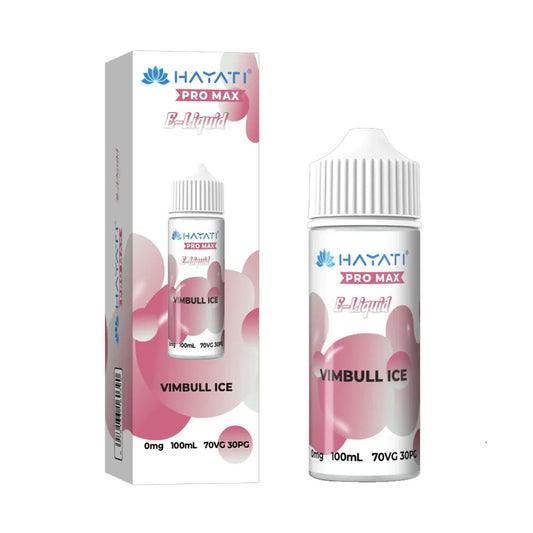 Vimbull Ice Hayati Pro Max 100ml Shortfill Eliquid 70/30