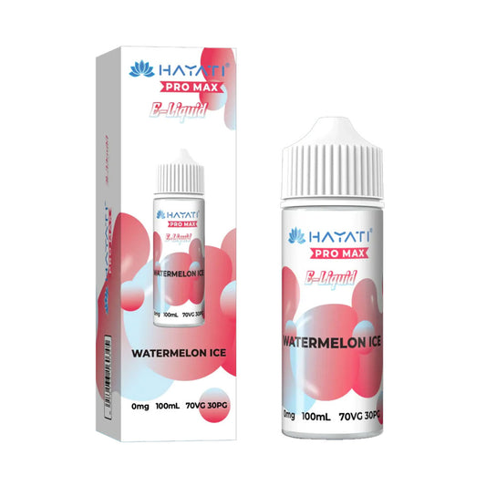 Watermelon Ice Hayati Pro Max 100ml Shortfill Eliquid 70/30