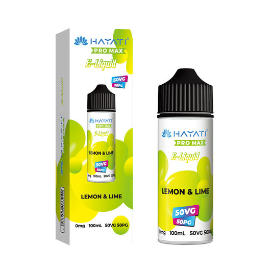 Lemon Lime Hayati Pro Max 100ml Shortfill Eliquid 50/50