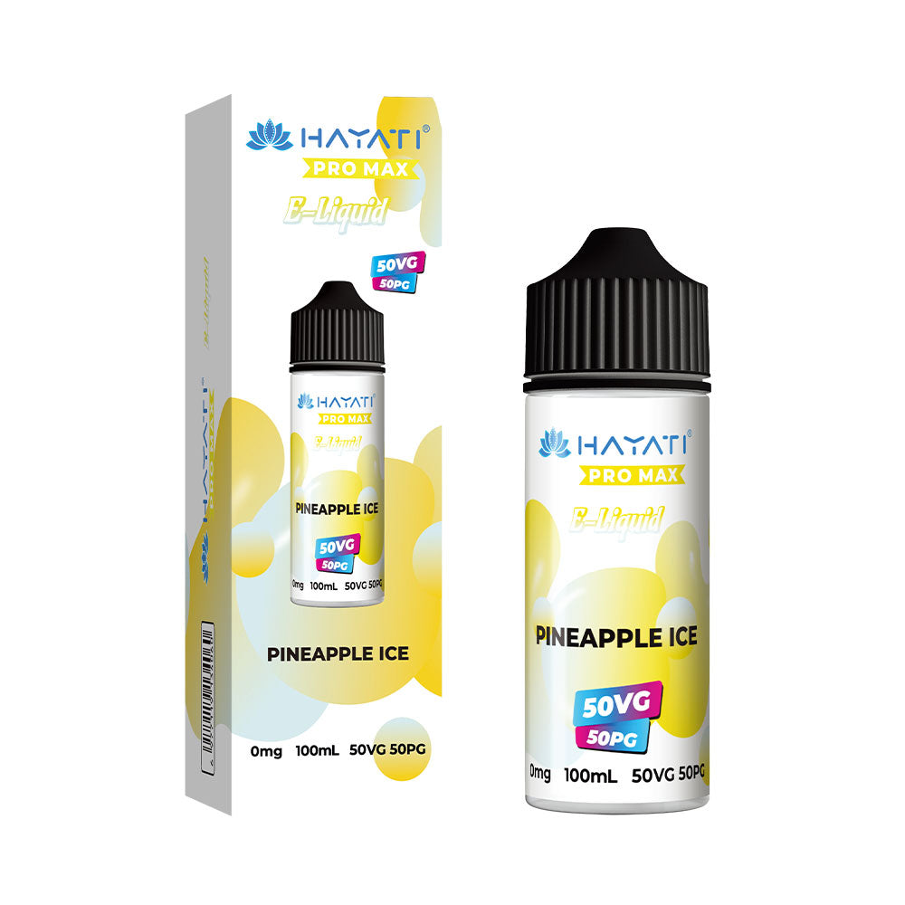 Pineapple Ice Hayati Pro Max 100ml Shortfill Eliquid 50/50