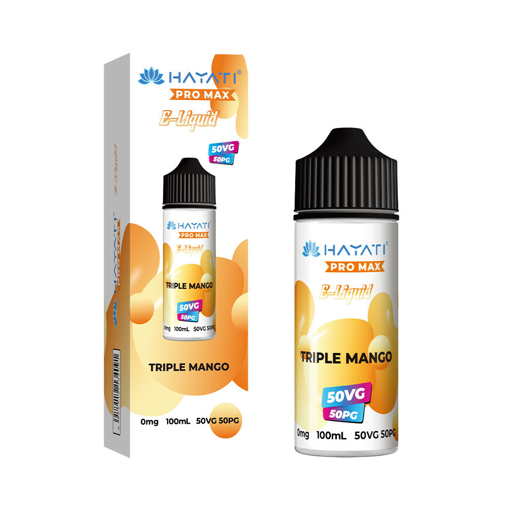 Triple Mango Hayati Pro Max 100ml Shortfill Eliquid 50/50