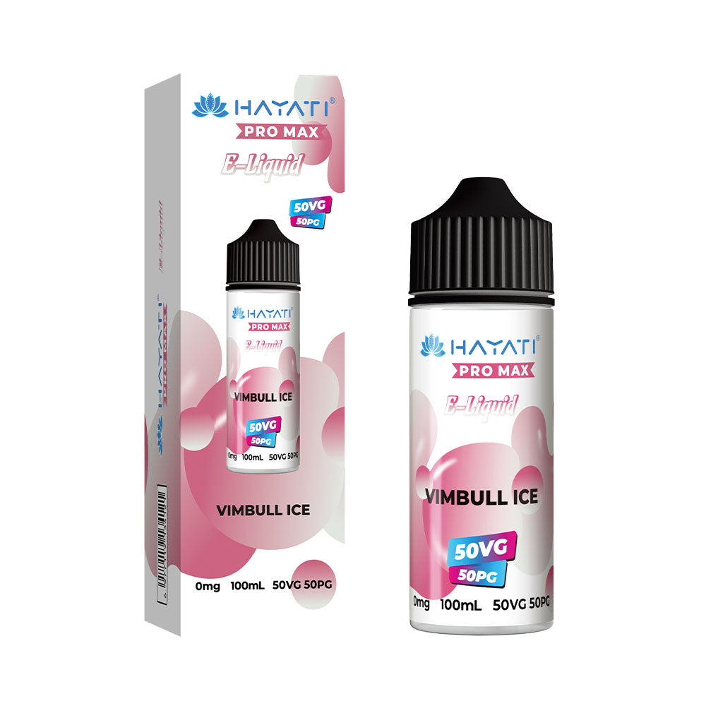 Vimbull Ice Hayati Pro Max 100ml Shortfill Eliquid 50/50