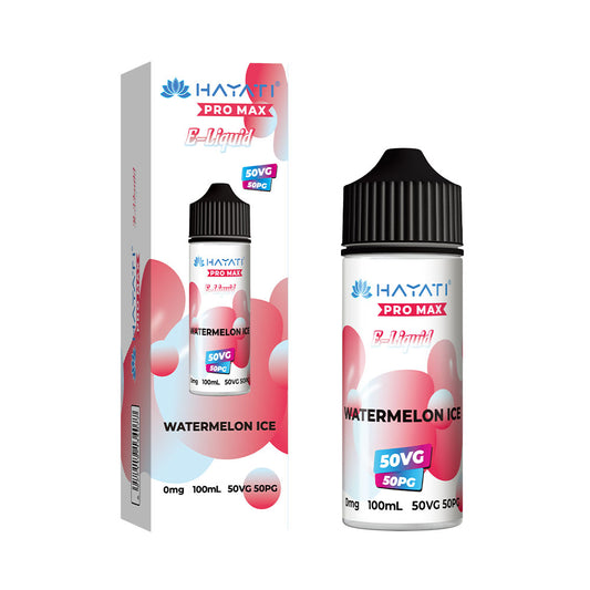 Watermelon Ice Hayati Pro Max 100ml Shortfill Eliquid 50/50