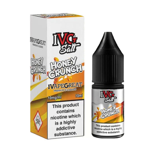 IVG 10ml Nicsalt E Liquid Honey Crunch