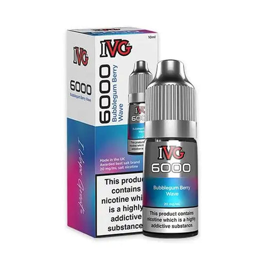 Bubblegum Berry Wave ivg 6000 10ml Nic salt