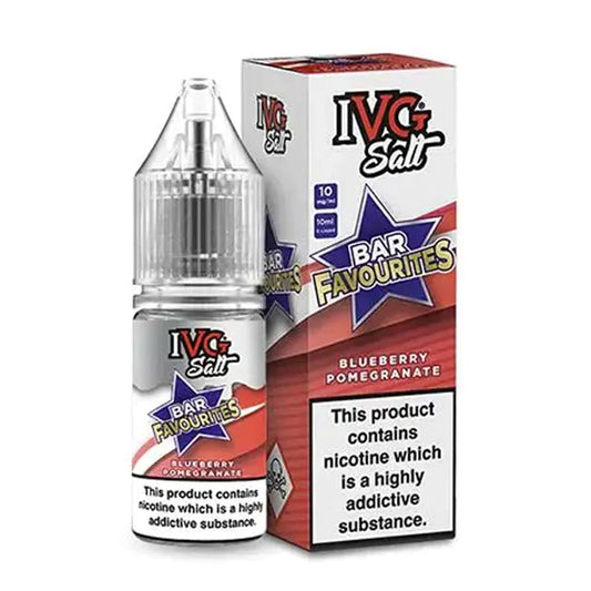 IVG Bar Favourites Blueberry Pomegranate 10ml Nic Salt E Liquid