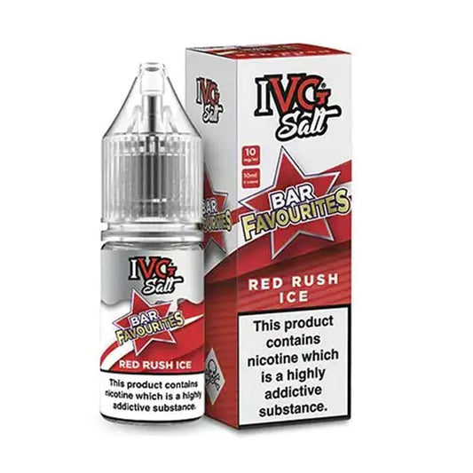 IVG Bar Favourites Red Rush Ice 10ml Nic Salt E Liquid