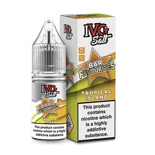 IVG Bar Favourites Tropical Island 10ml Nic Salt E Liquid