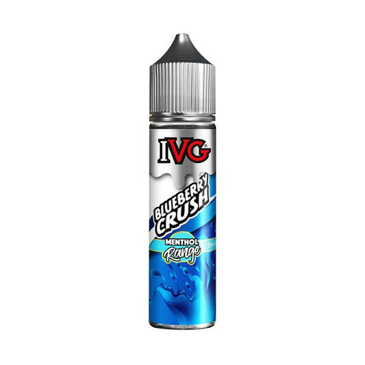 IVG Menthol 50ml Shortfill E Liquid Blueberry Crush