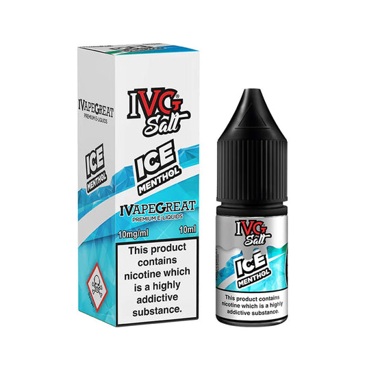 Ice Menthol 10ml Nicotine Salt E Liquid by IVG