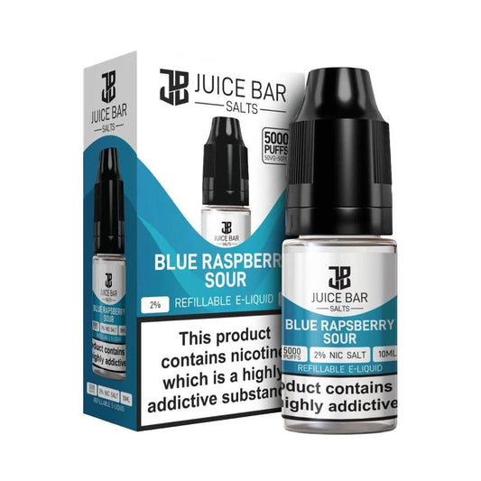 Juice Bar 5000 Blue Raspberry Sour 10ml Nic Salt E Liquid