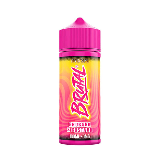 Just Juice Brutal Rhubarb & Custard 100ml Shortfill E Liquid