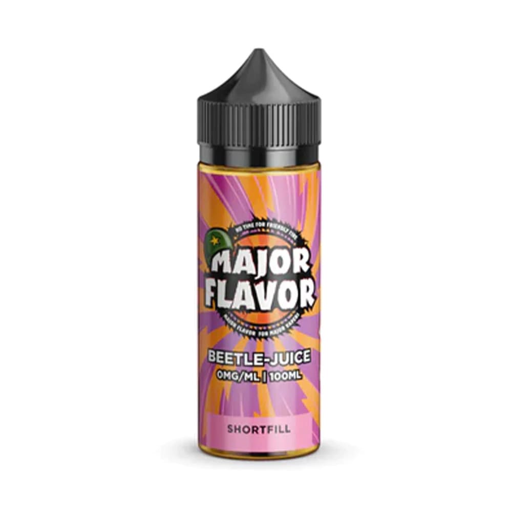 Major Flavor Beetle Juice 100ml Shortfill E Liquid