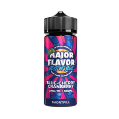 Major Flavor Blue Cherry Cranberry 100ml Shortfill E Liquid