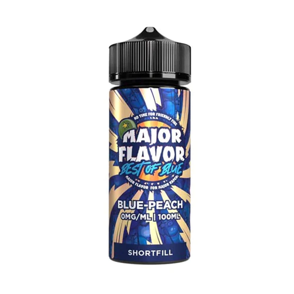 Major Flavor Blue Peach 100ml Shortfill E Liquid