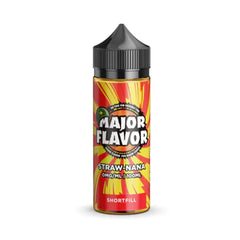 Major Flavor Straw Nana 100ml Shortfill E Liquid