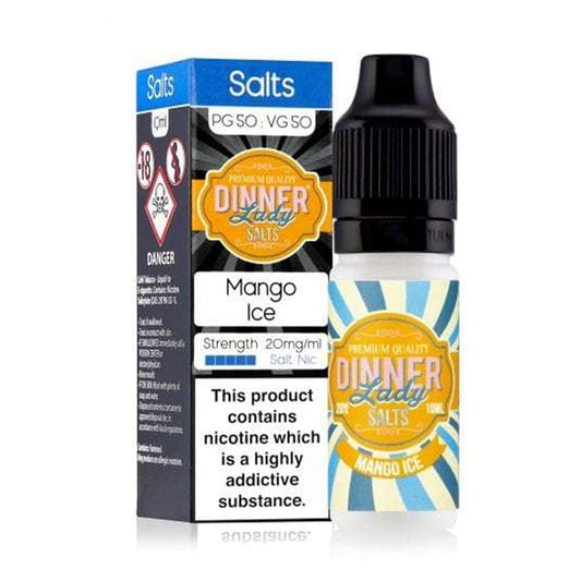 Mango Ice 10ml Nic Salt E Liquid by Dinner Lady