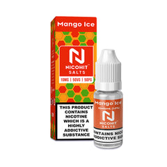 Mango Ice 10ml Nic Salt E Liquid By Nicohit Salts