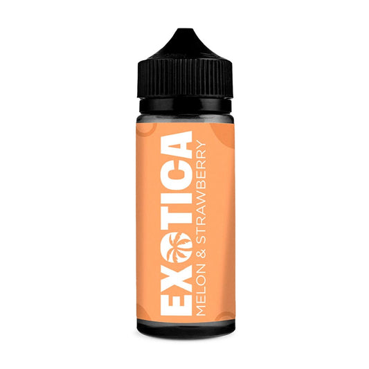 Melon & Strawberry 100ml Shortfill E Liquid BY Exotica